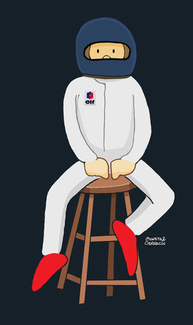 Patrick Depailler by Muneta & Cerracín