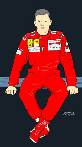 Gianni Morbidelli by Muneta & Cerracín
