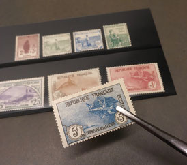 Timbres de France en cours d'estimation