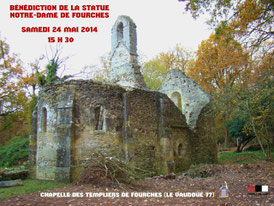 Chapelle des Templiers de Fourches. © Temple de Paris