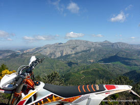 Individuelle Enduro Touren in Andalusien