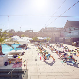 Yoga under the sun in Berlin