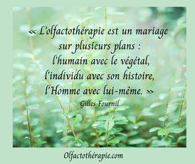 L'Olfactothérapie un mariage sur 3 plans