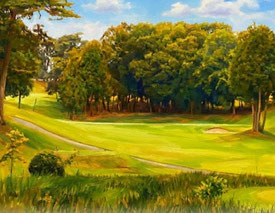 鹿沼カントリー倶楽部 南コース 8番 PAR3 (名物ホール)