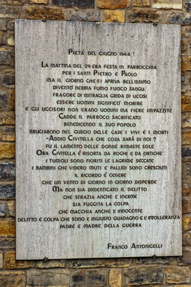 In ricordo dell'eccidio di Civitella in val di Chiana