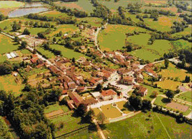 Vue aérienne du bourg