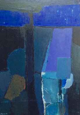 Jacques Aguila. Peinture à L'huile sur panneau