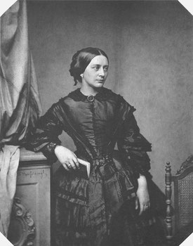 The supreme pianist Clara Schumann in 1857