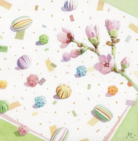 水彩画家 福井良佑の和風イラスト作品集 和の癒しを求めて