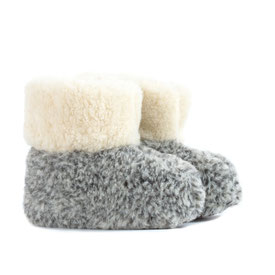 chaussons BAMBOUCHA® en laine naturelle de mouton enfant lavable machine babouche pantoufle chausson bottines bottillons botttes fille garçon