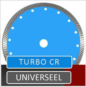 slijpschijf turbo cr is een zaagblad met een vol segment met een turbo segment waardoor het ook zeer geschikt is voor het verzagen van natuursteen zoals arduin en graniet met een benzine doorslijper dit zaagblad is verkrijgbaar in diameter 300mm en 350mm