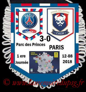 Fanion  PSG-Caen  2018-19
