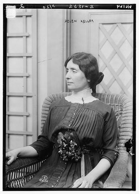 Hélène Keller en 1913 © Library of Congress