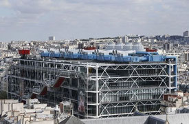 PIANO et ROGERS, Centre Pompidou, 1977, Paris