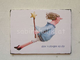 don´t forget to fly ... 12,-