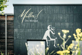 Weinverkauf und Vinothek im Weingut Müller