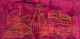 BOmmage 16, 40 x 80 cm, Auftragsarbeit