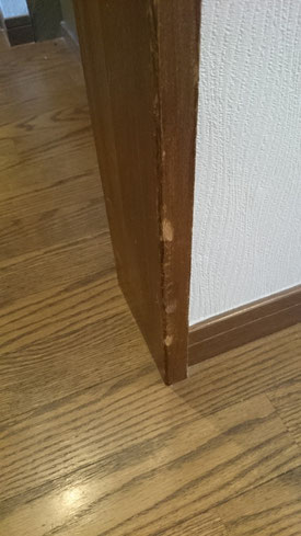 無目枠キズリペア補修