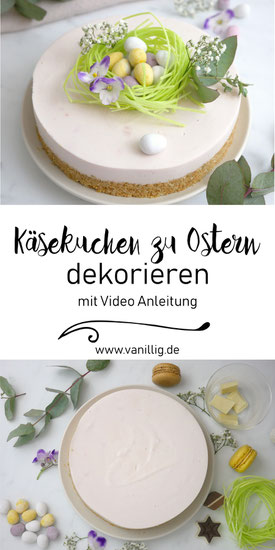 Käsekuchen ohne Backen aus 5 Zutaten zu Ostern