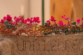 Regionale Blumen aus Freising für die Taufe