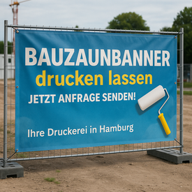 Bauzaunbanner druck