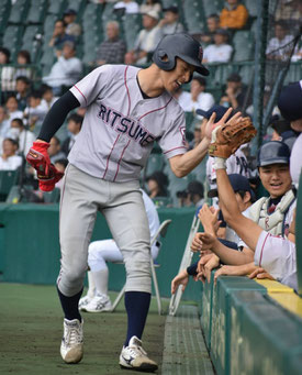 先制のホームを踏んだ辰己