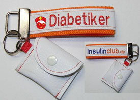 Schlüsselanhänger Diabetiker / Notfallset