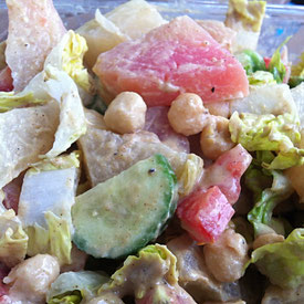 Kichererbsen-Salat (vegan, glutenfrei) aus dem Instant Pot