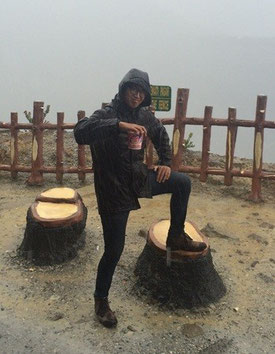 Cup noodles are essential for survival on an Indonesian volcano