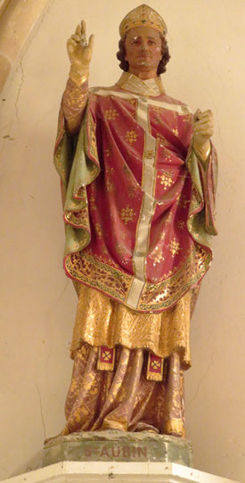 Saint Aubin Eglise Saint Aubin des Champs de Losques (Manche 50)
