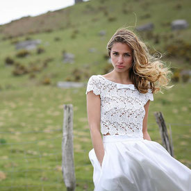 Boho-hochzeitskleid