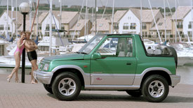 Suzuki Vitara verde decapotabile