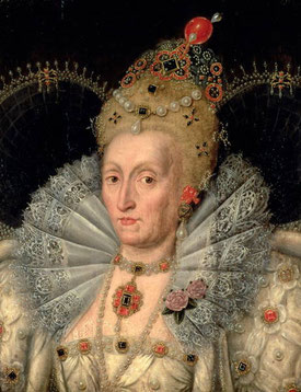 Queen Elizabeth I in advanced age, ca. 1600