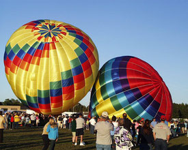 Be on the Field as Balloons are Blown up