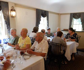 Lunch was Served in the Inn's Original Ballroom