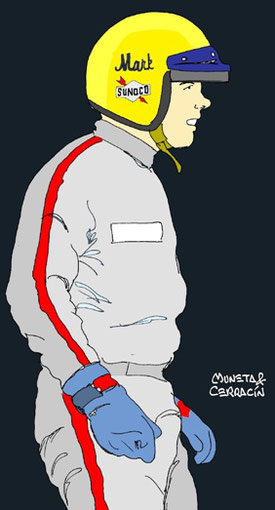 Helmet of Mark Donohue by Muneta & Cerracín