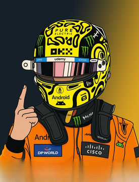Lando Norris by Muneta & Cerracín