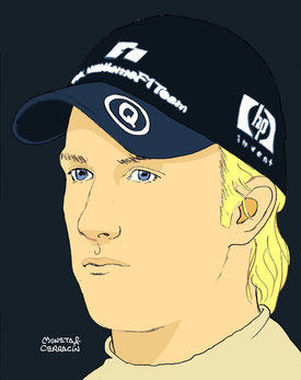 Nick Heidfeld by Muneta & Cerracín