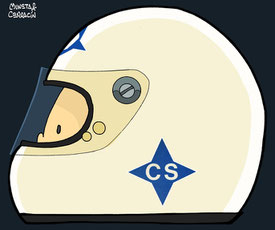 Helmet of Alex Soler Roig by Muneta & Cerracín