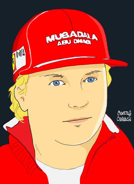 Kimi Räikkönen by Muneta & Cerracín