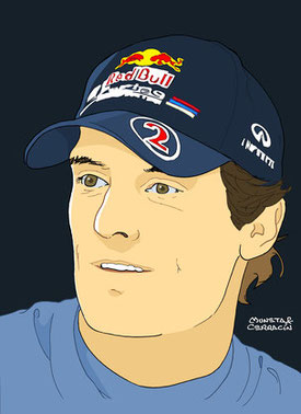 Mark Webber by Muneta & Cerracín