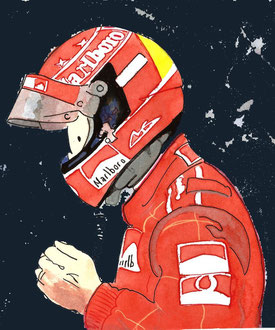 Michael Schumacher by Muneta & Cerracín