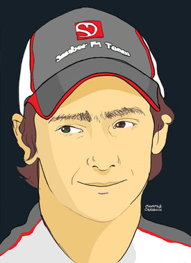Esteban Gutierrez by Muneta & Cerracín