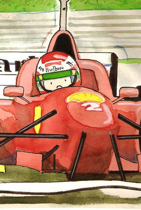 Eddie Irvine by Muneta & Cerracín