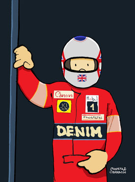Nigel Mansell by Muneta & Cerracín