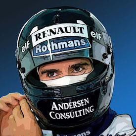 Damon Hill by Muneta & Cerracín