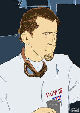 Stuart Lewis-Evans by Muneta & Cerracín