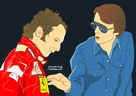 Andreas-Nikolaus Lauda by Muneta & Cerracín