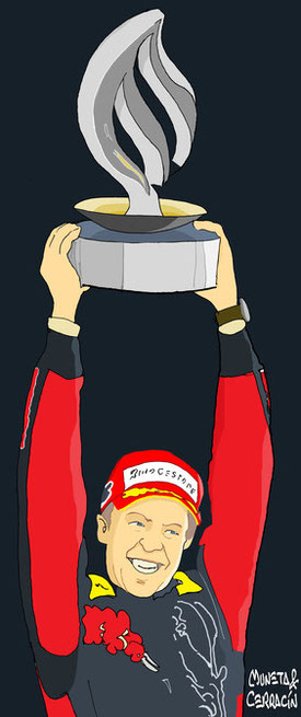 Sebastian Vettel by Muneta & Cerracín