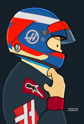 Romain Grosjean by Muneta & Cerracín